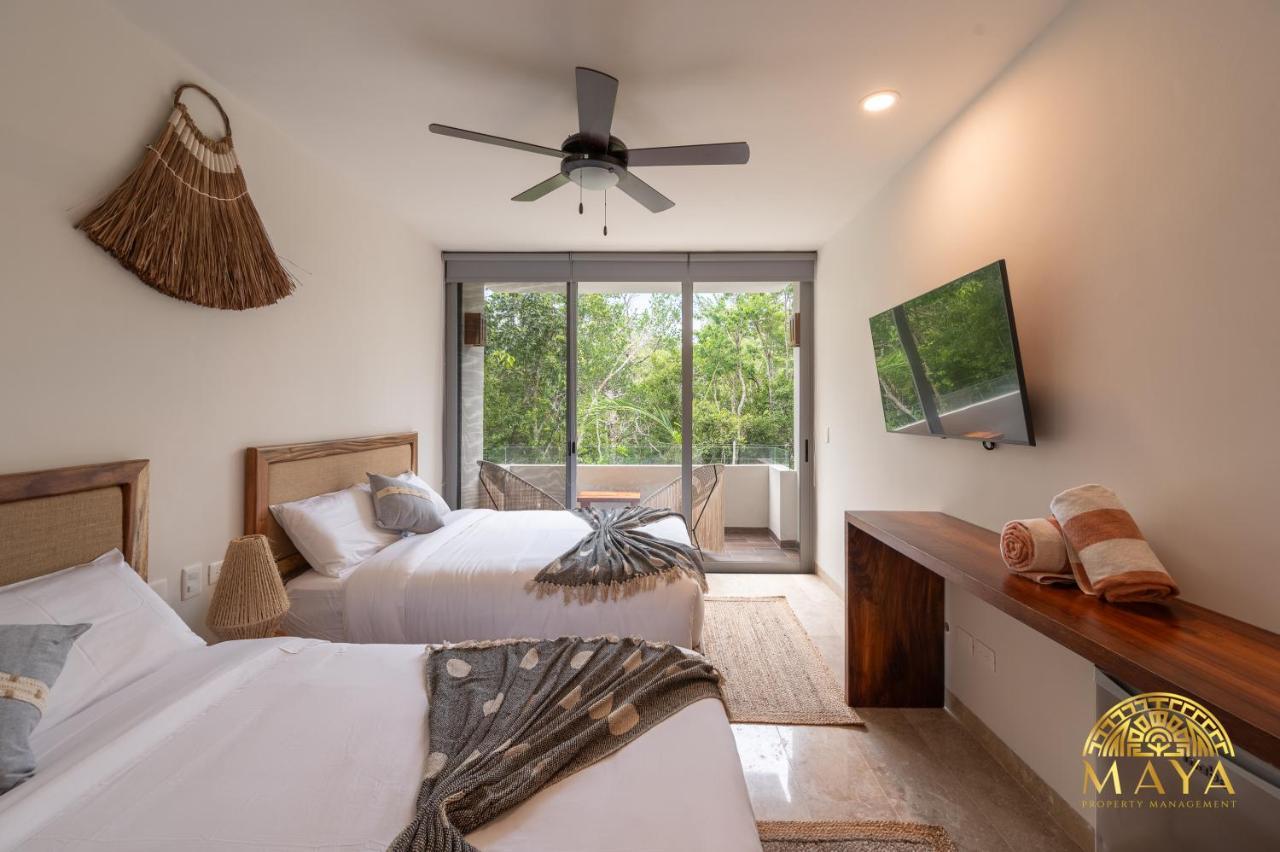 Nhoa 208A Lux 2Br Condo Jungle View In Aldea Zama Tulum Exterior foto
